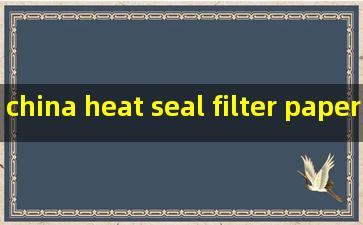 china heat seal filter paper for tea bags